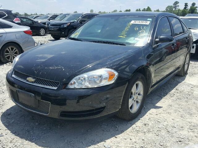 2G1WA5E32E1176298 - 2014 CHEVROLET IMPALA LIM BLACK photo 2