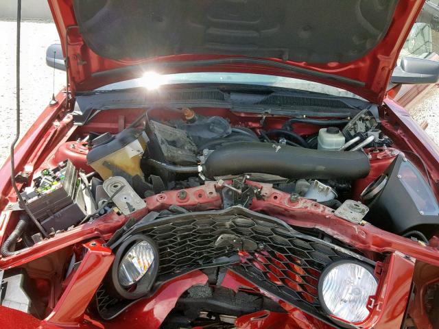 1ZVHT82H665219825 - 2006 FORD MUSTANG GT RED photo 7