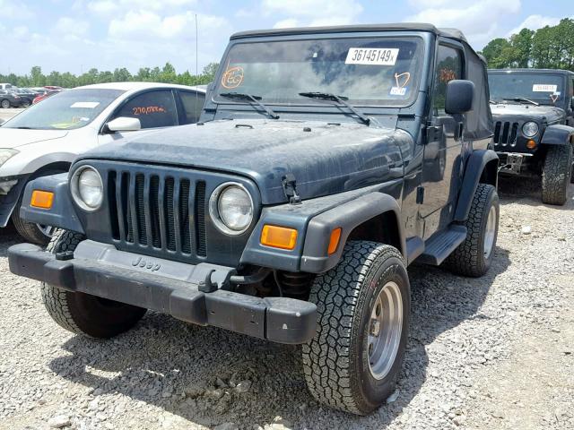 1J4FA49S06P723408 - 2006 JEEP WRANGLER / GREEN photo 2