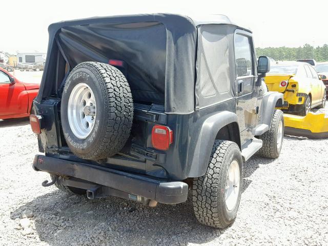 1J4FA49S06P723408 - 2006 JEEP WRANGLER / GREEN photo 4