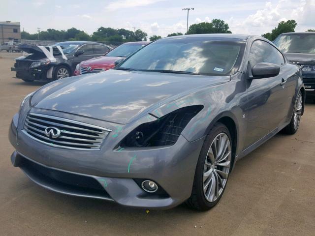 JN1CV6EK3FM871362 - 2015 INFINITI Q60 JOURNE GRAY photo 2