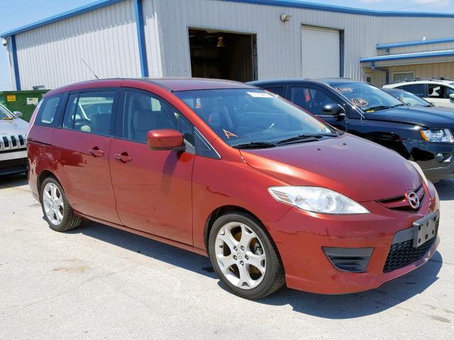 JM1CR2W3XA0385617 - 2010 MAZDA 5 RED photo 1