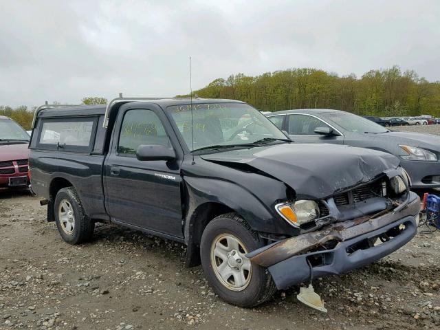 5TENL42N14Z457130 - 2004 TOYOTA TACOMA BLACK photo 1