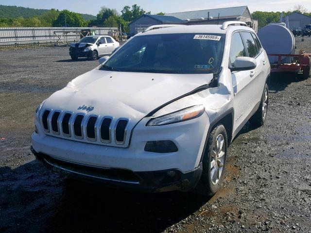 1C4PJMDB1GW202531 - 2016 JEEP CHEROKEE L WHITE photo 2