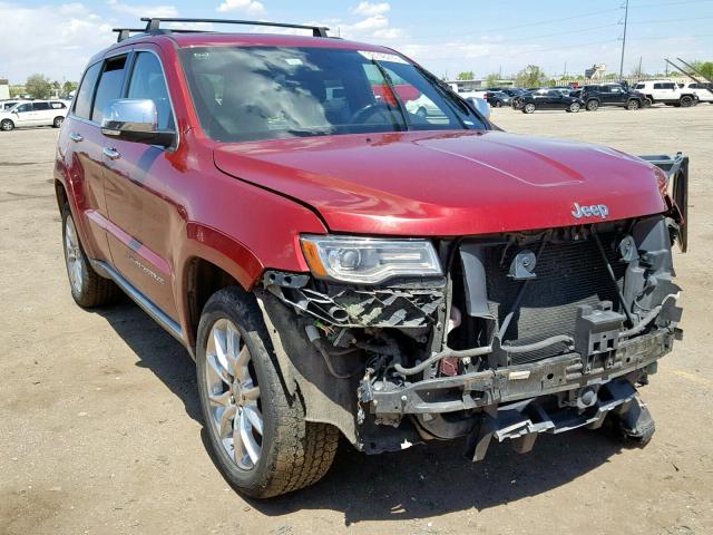 1C4RJFJG3EC355124 - 2014 JEEP GRAND CHER RED photo 1