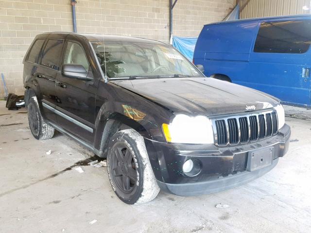 1J8GR48K07C637666 - 2007 JEEP GRAND CHER BLACK photo 1