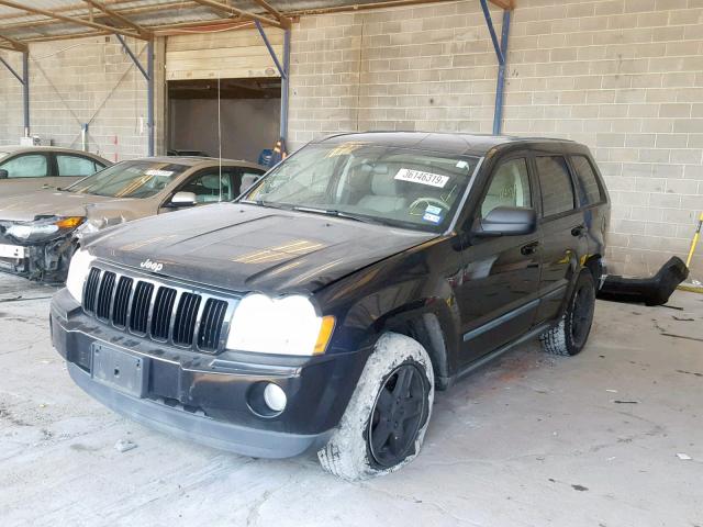 1J8GR48K07C637666 - 2007 JEEP GRAND CHER BLACK photo 2