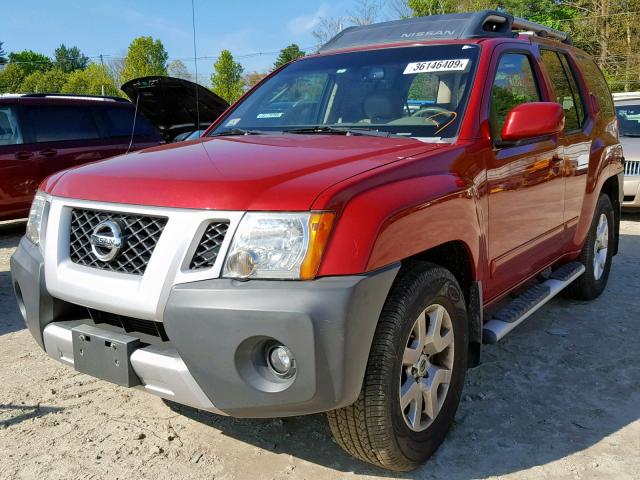 5N1AN08U69C511507 - 2009 NISSAN XTERRA X RED photo 2