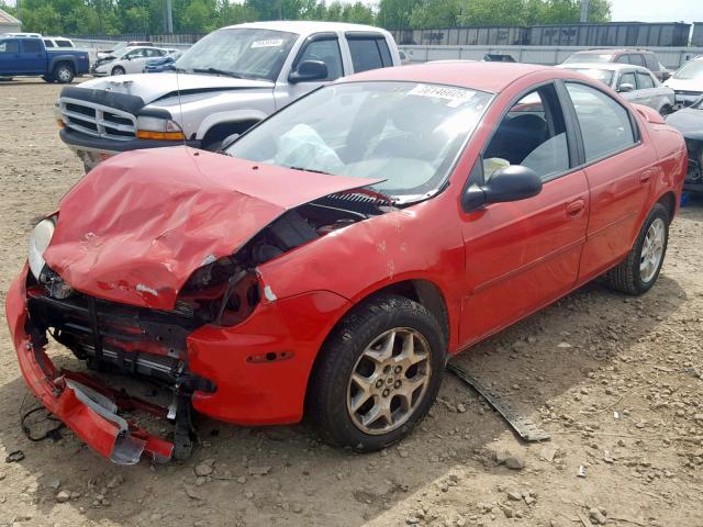 1B3ES56C22D609294 - 2002 DODGE NEON ES RED photo 2