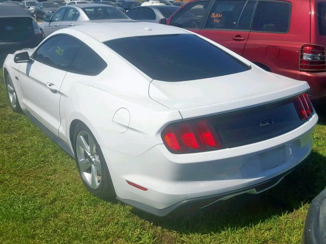 1FA6P8CF9G5322711 - 2016 FORD MUSTANG GT WHITE photo 3