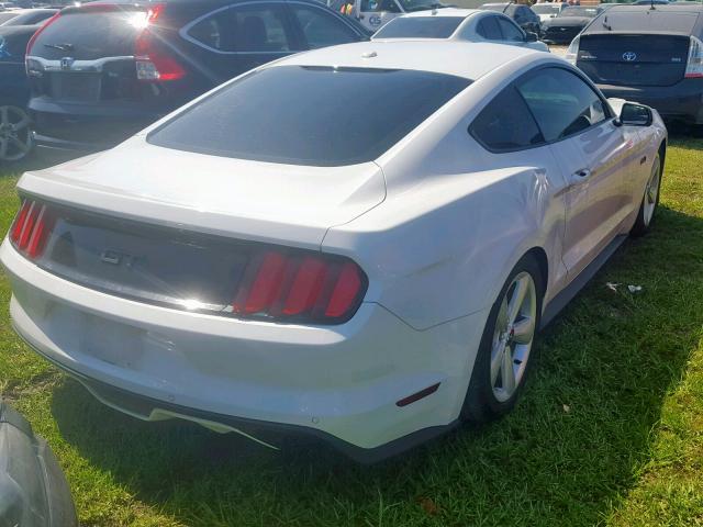 1FA6P8CF9G5322711 - 2016 FORD MUSTANG GT WHITE photo 4