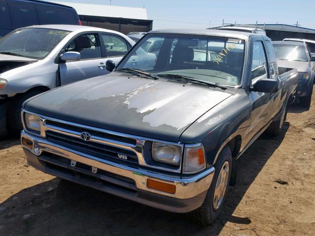 JT4VN93D5N5032222 - 1992 TOYOTA PICKUP 1/2 GREEN photo 2