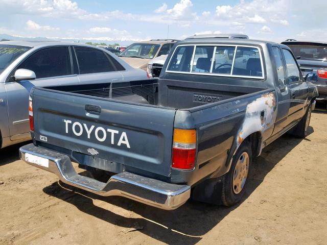 JT4VN93D5N5032222 - 1992 TOYOTA PICKUP 1/2 GREEN photo 4