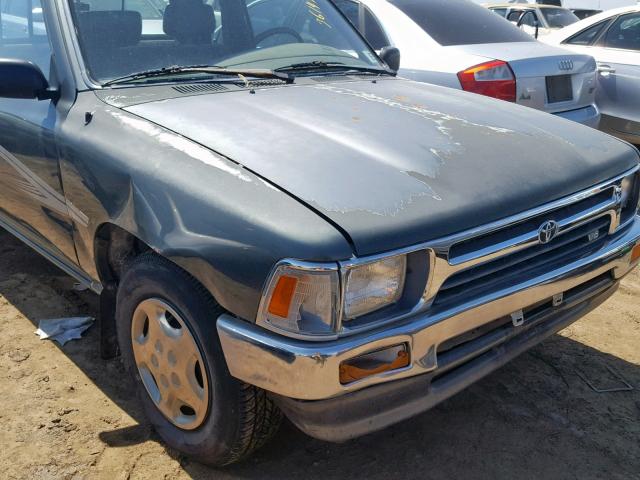 JT4VN93D5N5032222 - 1992 TOYOTA PICKUP 1/2 GREEN photo 9