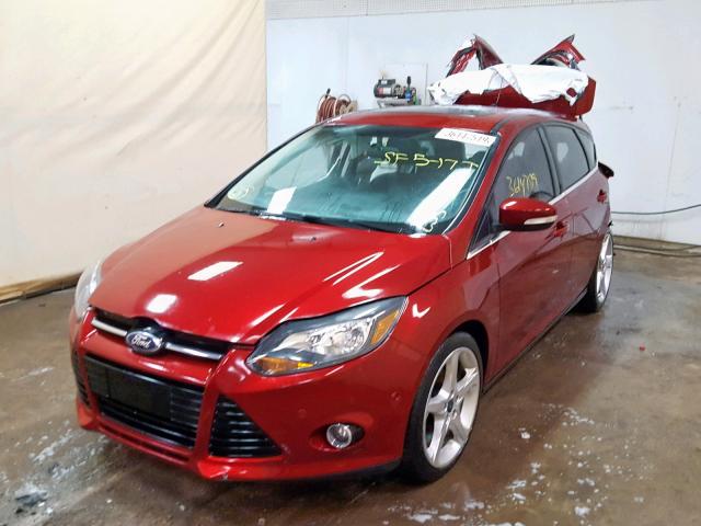 1FADP3N24DL167318 - 2013 FORD FOCUS TITA MAROON photo 2