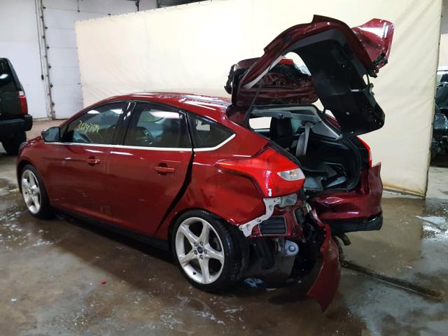 1FADP3N24DL167318 - 2013 FORD FOCUS TITA MAROON photo 3