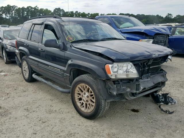 1J4GX58N72C113267 - 2002 JEEP GRAND CHER BLACK photo 1