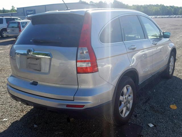 5J6RE3H72AL004881 - 2010 HONDA CR-V EXL SILVER photo 4