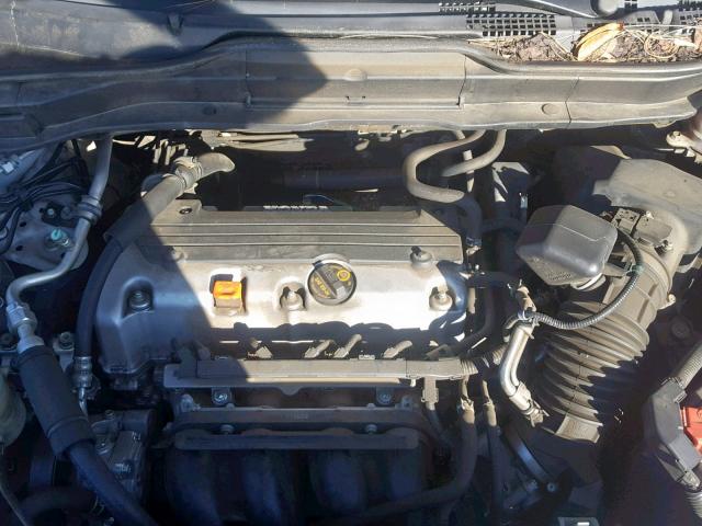 5J6RE3H72AL004881 - 2010 HONDA CR-V EXL SILVER photo 7