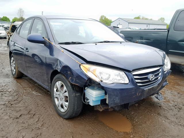 KMHDU4AD2AU097738 - 2010 HYUNDAI ELANTRA BL BLUE photo 1