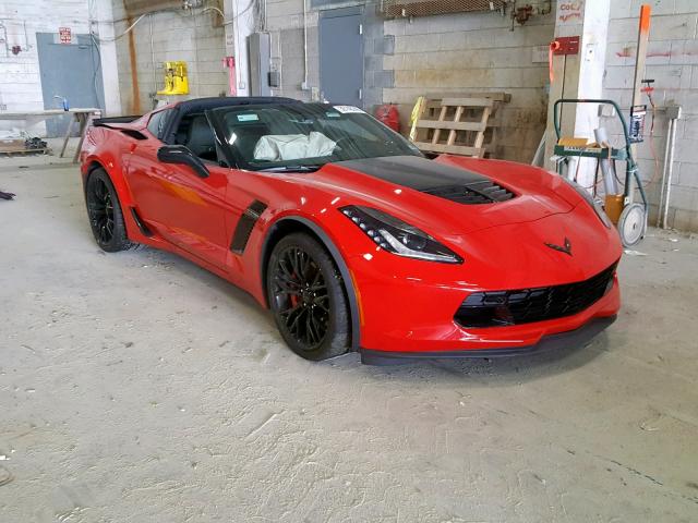 1G1YR2D60G5601949 - 2016 CHEVROLET CORVETTE 2 RED photo 1