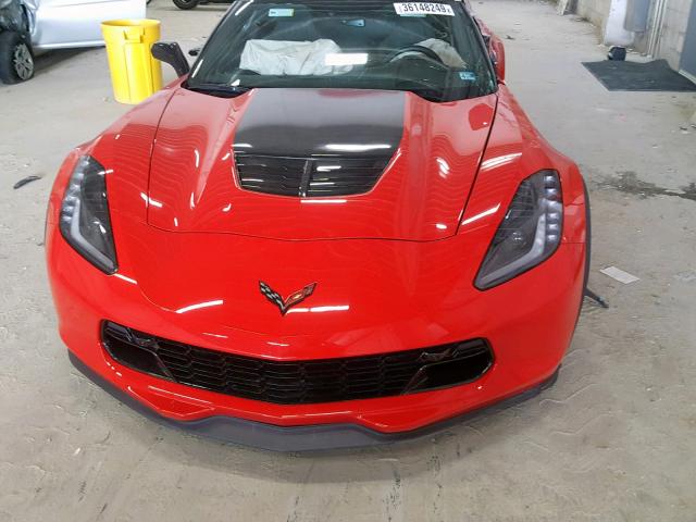 1G1YR2D60G5601949 - 2016 CHEVROLET CORVETTE 2 RED photo 7