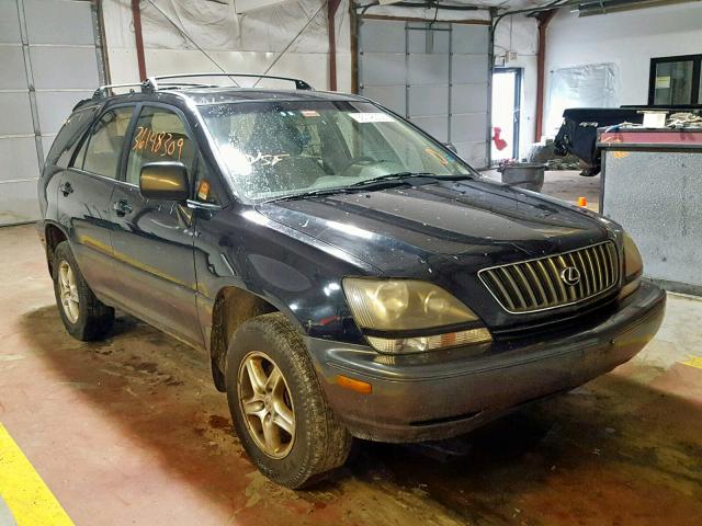 JT6GF10U4X0010599 - 1999 LEXUS RX 300 BLACK photo 1