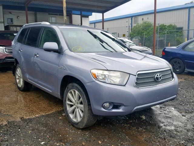 JTEEW44A982019060 - 2008 TOYOTA HIGHLANDER BLUE photo 1