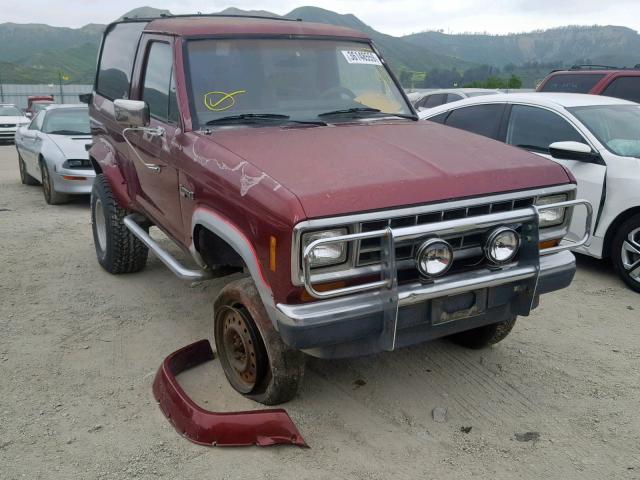 1FMCU14T5JUA84933 - 1988 FORD BRONCO II BURGUNDY photo 1