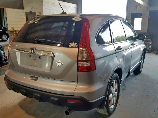 JHLRE38768C054640 - 2008 HONDA CR-V EXL SILVER photo 4