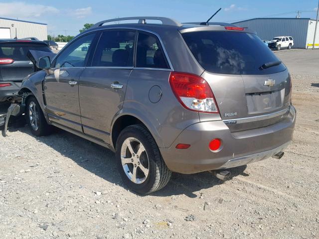 3GNFL4E57CS631832 - 2012 CHEVROLET CAPTIVA SP GRAY photo 3