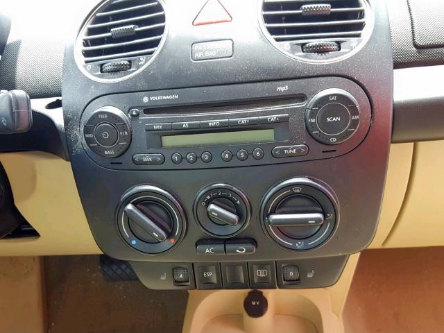 3VWRW31C29M517078 - 2009 VOLKSWAGEN NEW BEETLE Krem foto 9