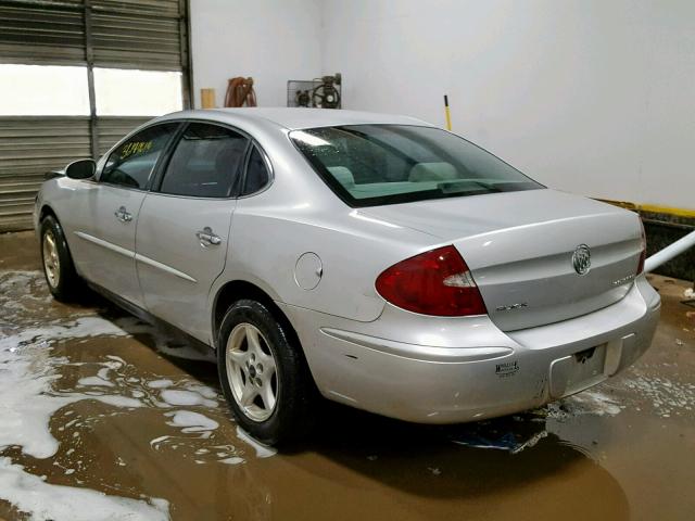 2G4WC532851306253 - 2005 BUICK LACROSSE C SILVER photo 3