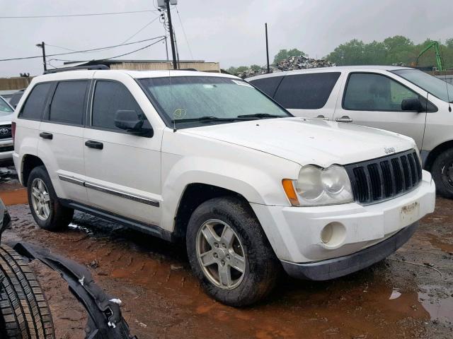 1J4HR48N05C706367 - 2005 JEEP GRAND CHER WHITE photo 1