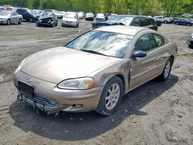 4C3AG42H52E017492 - 2002 CHRYSLER SEBRING LX TAN photo 2