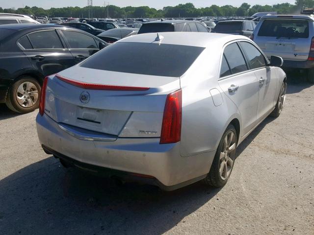 1G6AB5RX2E0146664 - 2014 CADILLAC ATS LUXURY SILVER photo 4