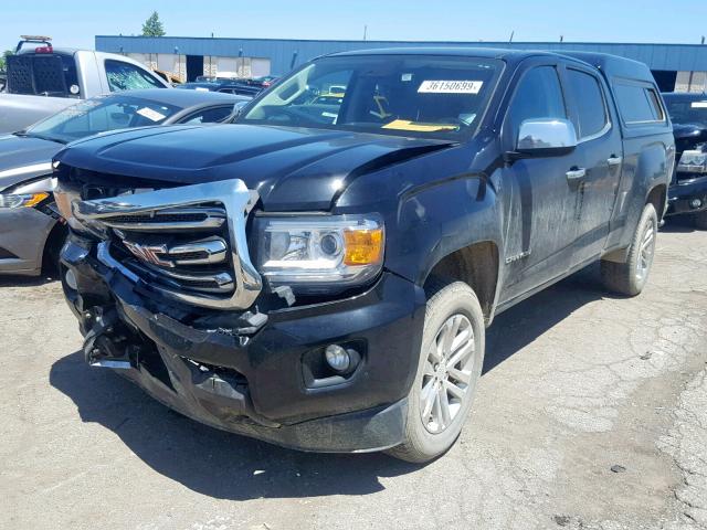 1GTG6CE39F1248851 - 2015 GMC CANYON SLT BLACK photo 2