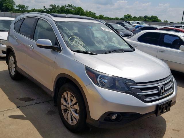 2HKRM3H72DH501382 - 2013 HONDA CR-V EXL SILVER photo 1