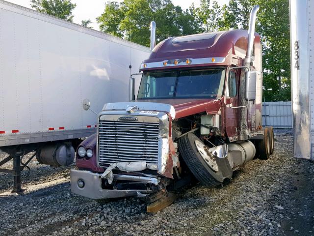 1FUJCRCK17PZ36748 - 2007 FREIGHTLINER CONVENTION BURGUNDY photo 2