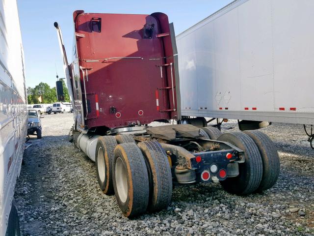 1FUJCRCK17PZ36748 - 2007 FREIGHTLINER CONVENTION BURGUNDY photo 3