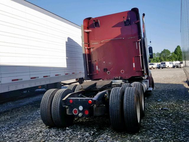 1FUJCRCK17PZ36748 - 2007 FREIGHTLINER CONVENTION BURGUNDY photo 4