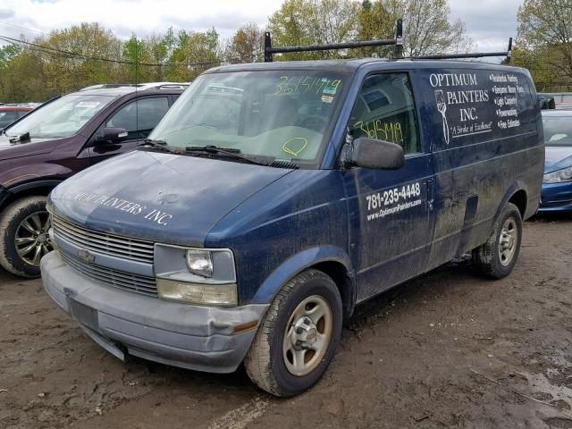 1GCDM19X85B103416 - 2005 CHEVROLET ASTRO BLUE photo 2