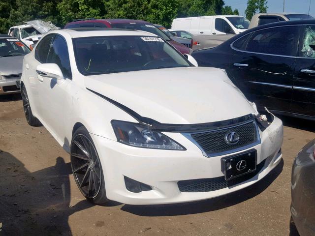 JTHBF5C25A2095726 - 2010 LEXUS IS 250 WHITE photo 1