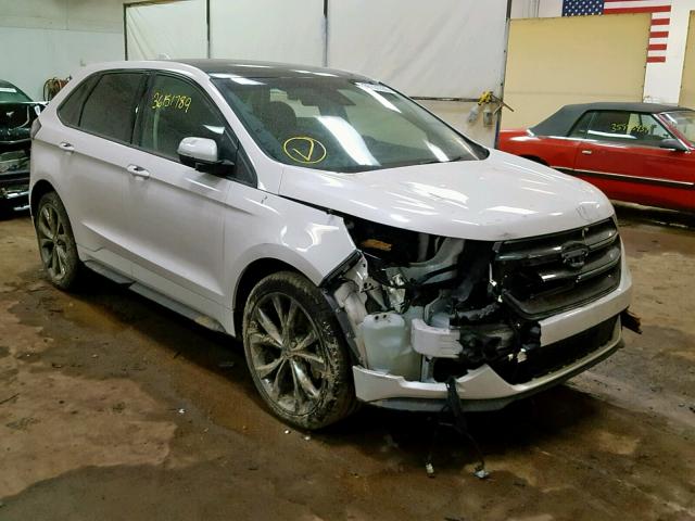 2FMPK4AP2JBC25981 - 2018 FORD EDGE SPORT WHITE photo 1