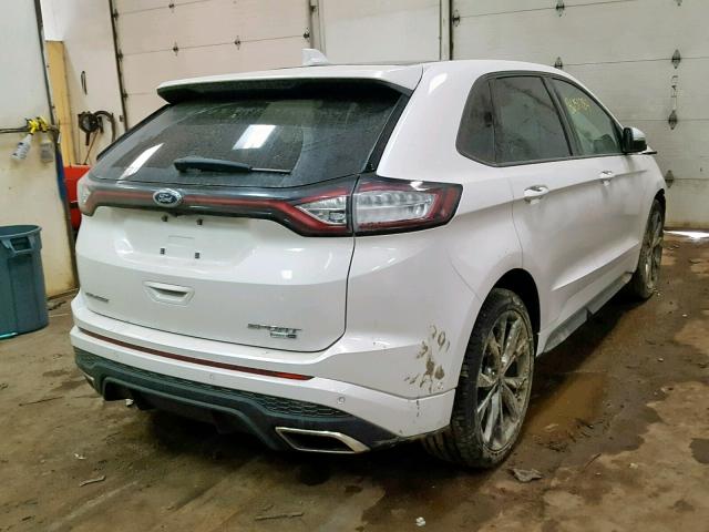 2FMPK4AP2JBC25981 - 2018 FORD EDGE SPORT WHITE photo 4