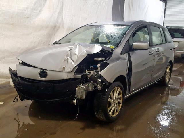 JM1CW2BL8C0113889 - 2012 MAZDA 5 SILVER photo 2