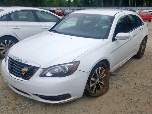 1C3CCBBG4CN250816 - 2012 CHRYSLER 200 TOURIN WHITE photo 2