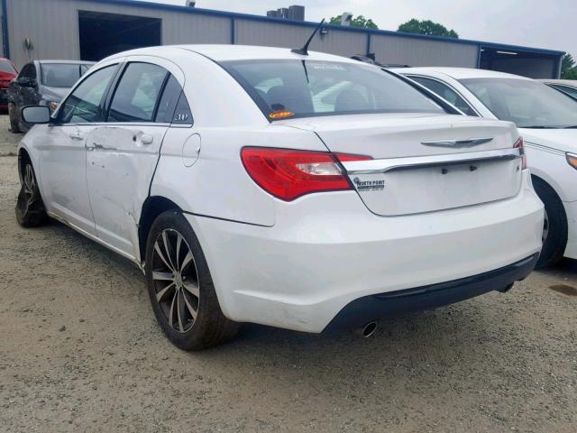 1C3CCBBG4CN250816 - 2012 CHRYSLER 200 TOURIN WHITE photo 3