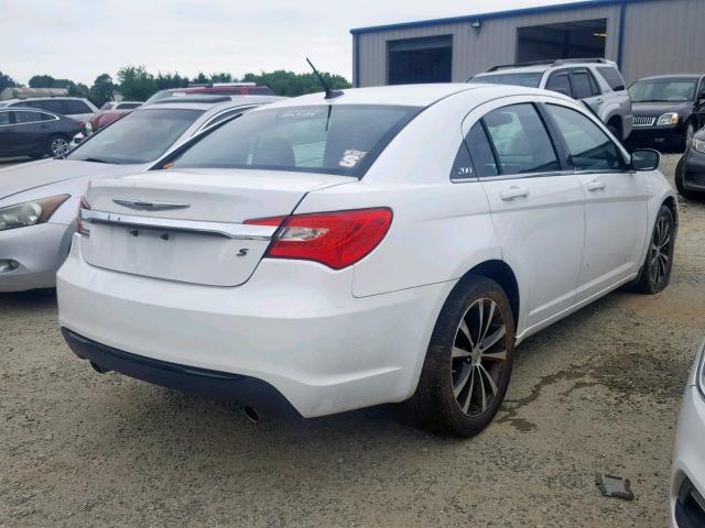 1C3CCBBG4CN250816 - 2012 CHRYSLER 200 TOURIN WHITE photo 4