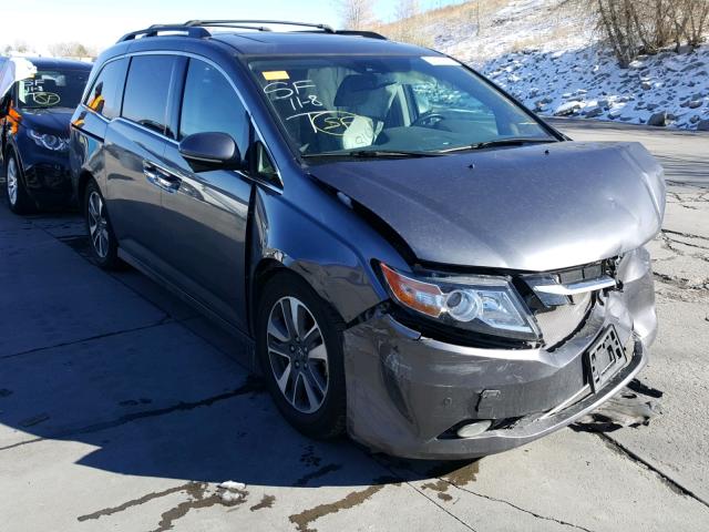 5FNRL5H92EB051118 - 2014 HONDA ODYSSEY TO GRAY photo 1